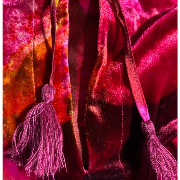 NWT | Size XXL | JOHNNY WAS Women’s Vesna Velvet Velour Silk-Blend Shift Dress - Picture 5 of 13